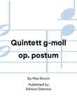 Quintett g-moll op. postum