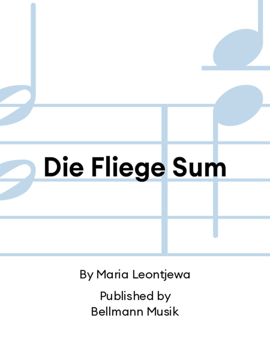 Die Fliege Sum Die Fliege Sum Piano Solo scores gallery preview page 1