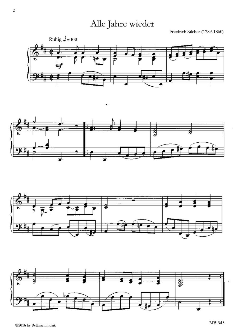 Lieder zur Weihnachtszeit Piano Solo scores gallery preview page 2