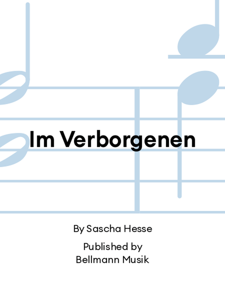 Im Verborgenen Im Verborgenen Piano Solo scores gallery preview page 1