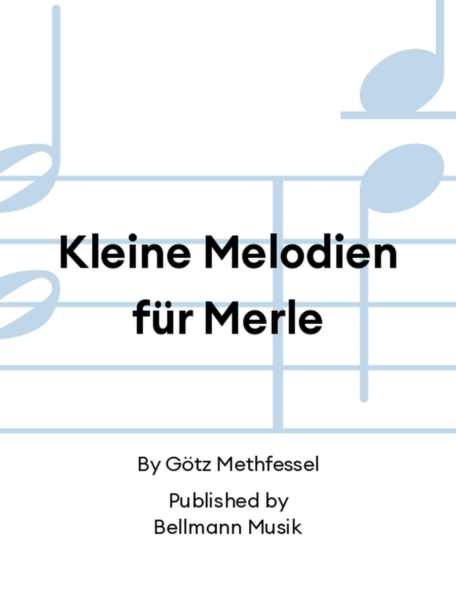 Kleine Melodien für Merle Piano Solo scores gallery preview page 1