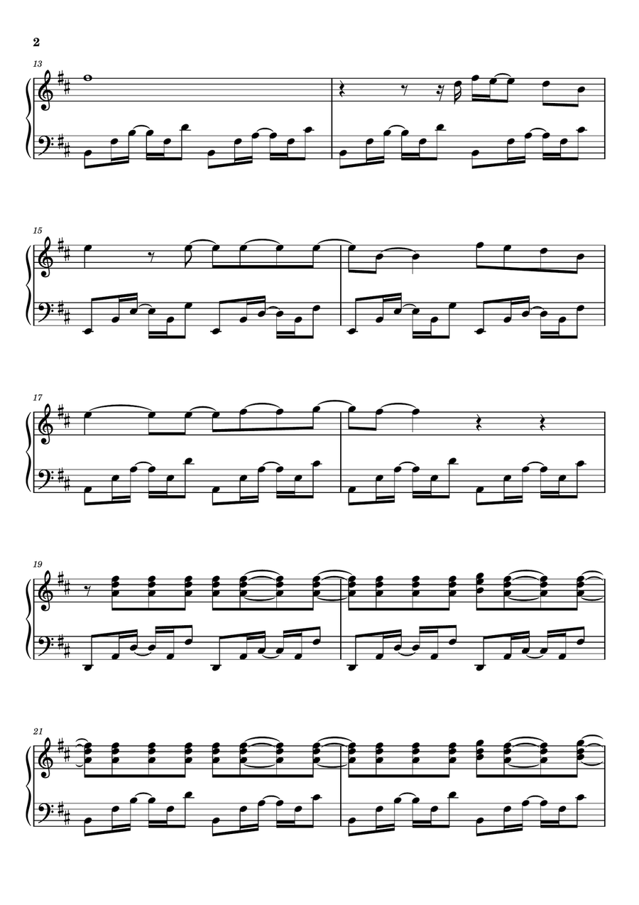 Birds Of A Feather Birds Of A Feather Piano Solo scores gallery preview page 2