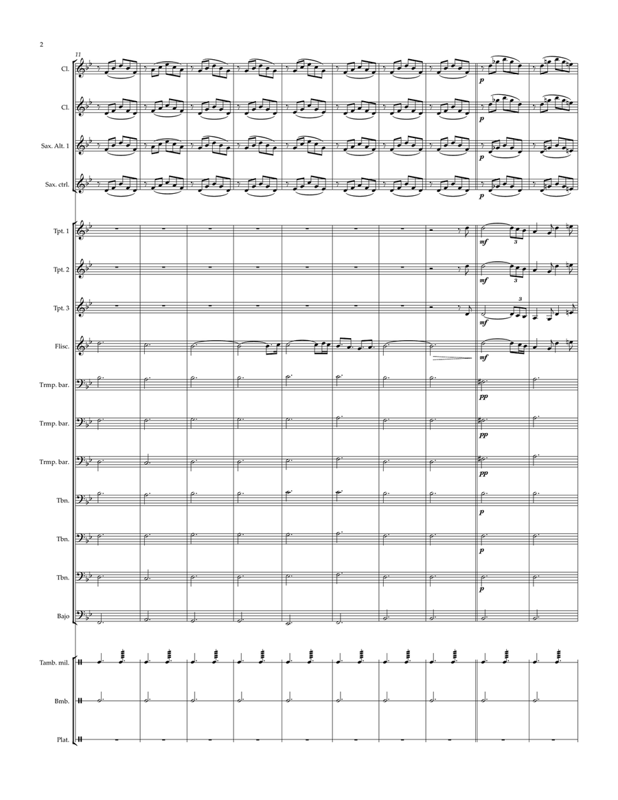 Ave Maria Ave Maria Concert Band scores gallery preview page 2