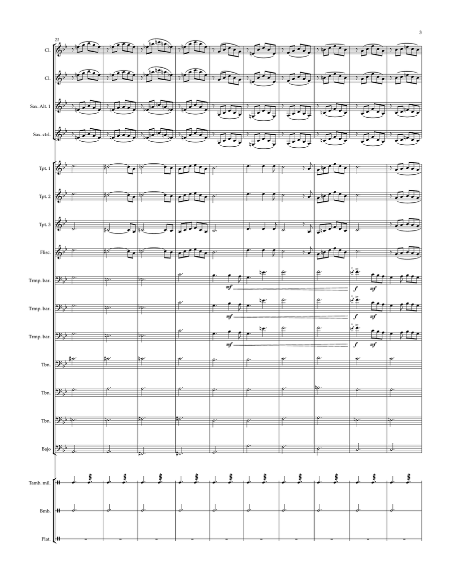 Ave Maria Ave Maria Concert Band scores gallery preview page 3