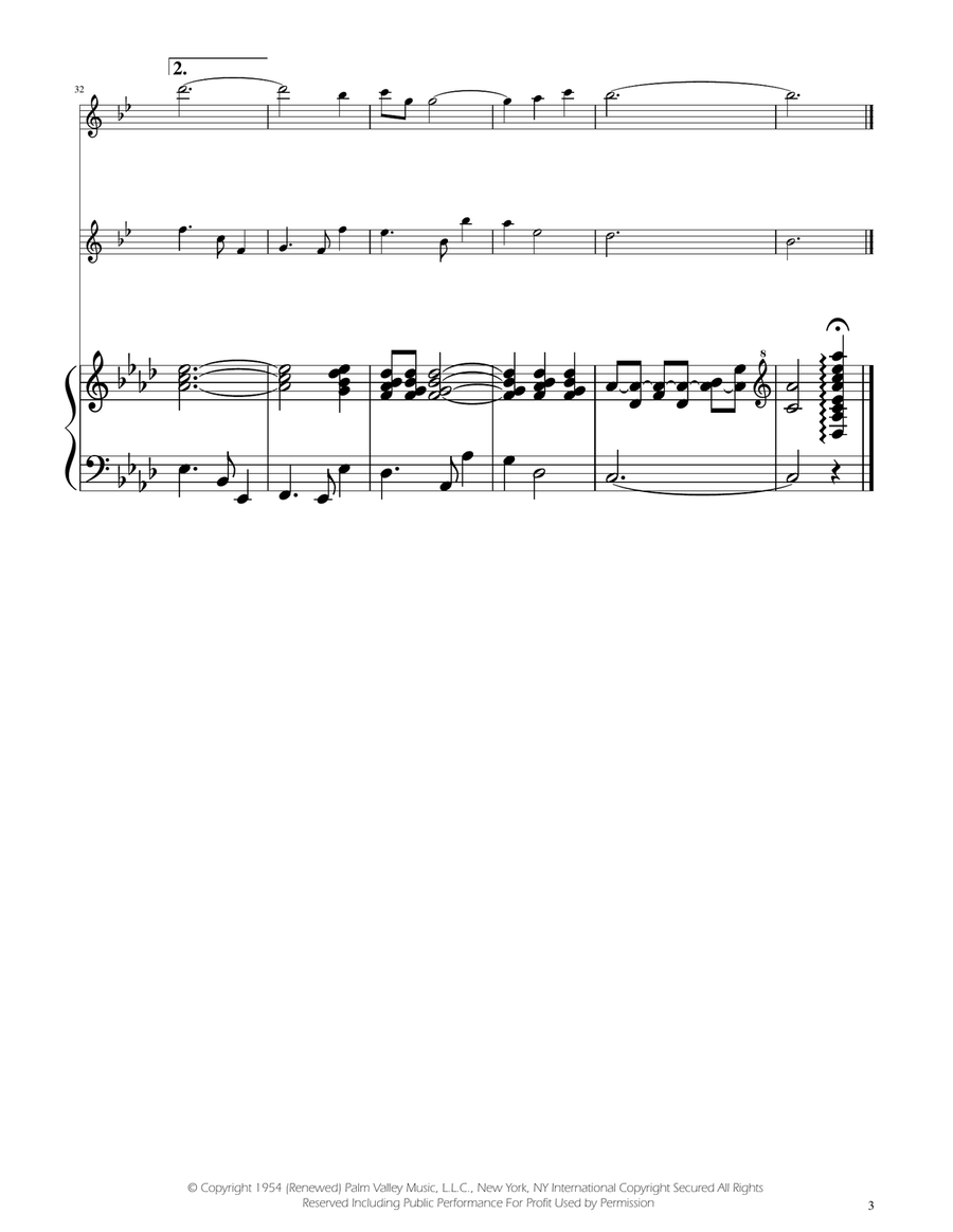 Fly Me To The Moon (In Other Words) Clarinet Duet scores gallery preview page 3