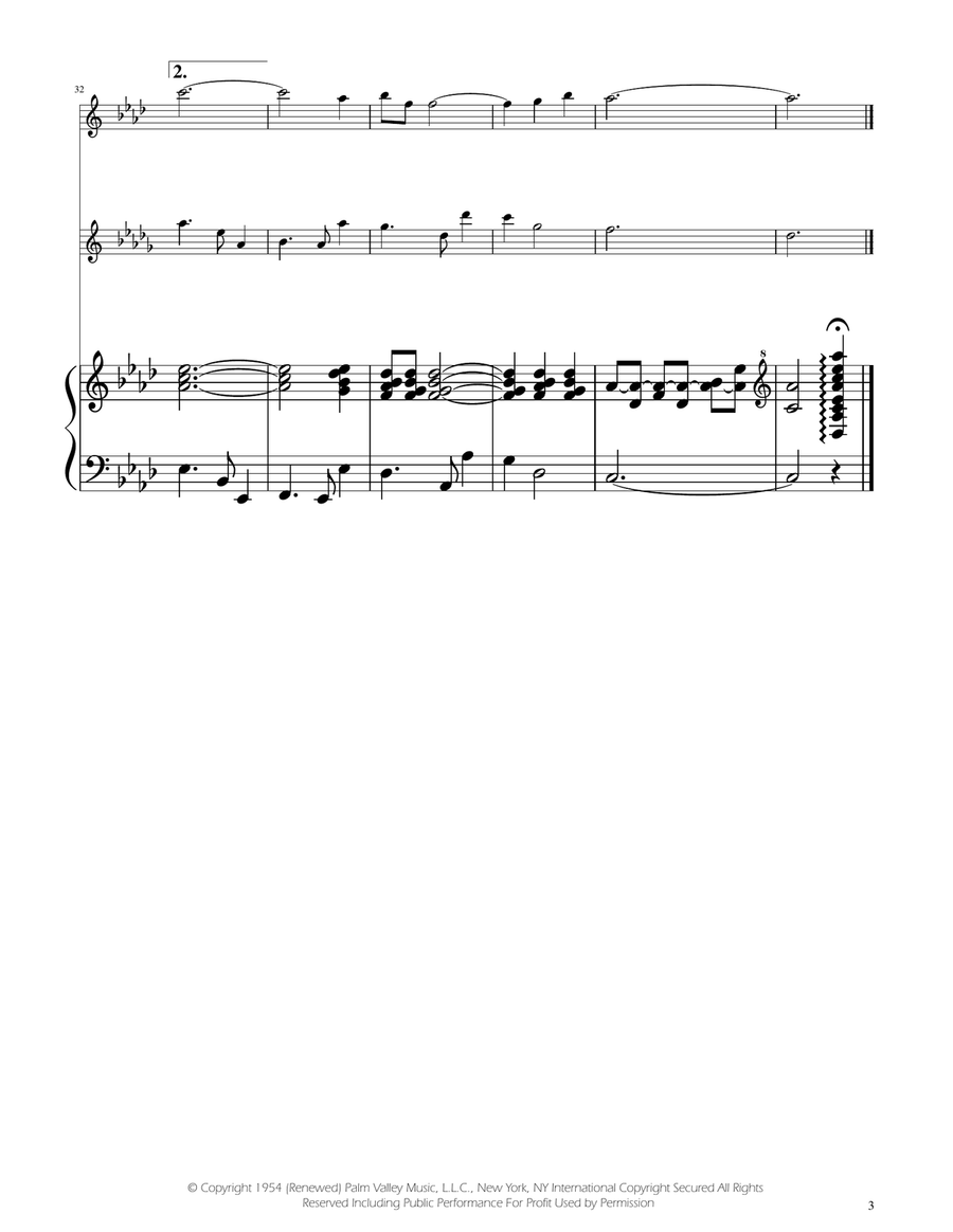 Fly Me To The Moon (In Other Words) Flute Duet scores gallery preview page 3