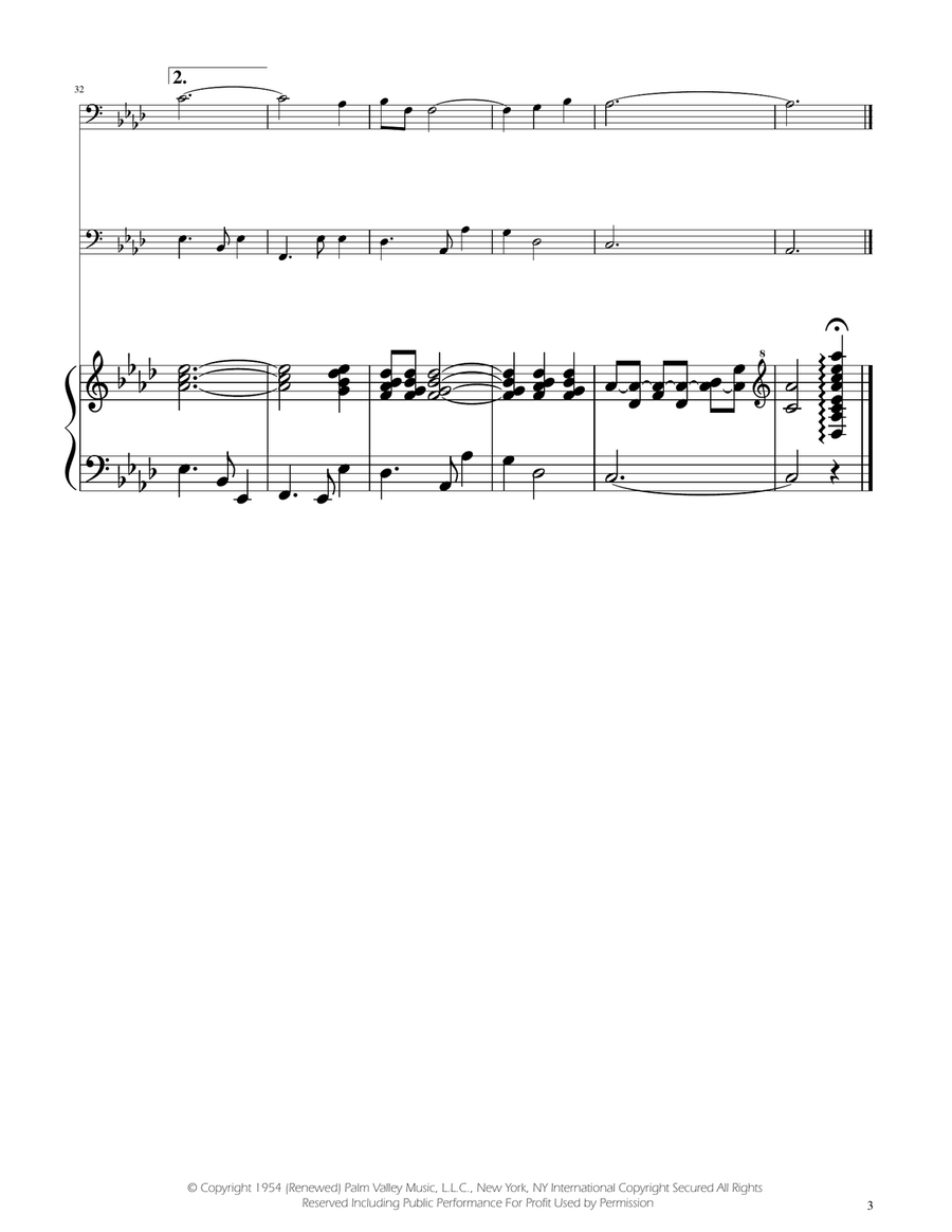 Fly Me To The Moon (In Other Words) Brass Duet scores gallery preview page 3