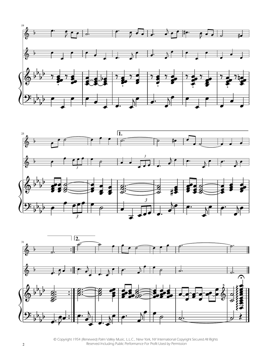 Fly Me To The Moon (In Other Words) Woodwind Duet scores gallery preview page 2