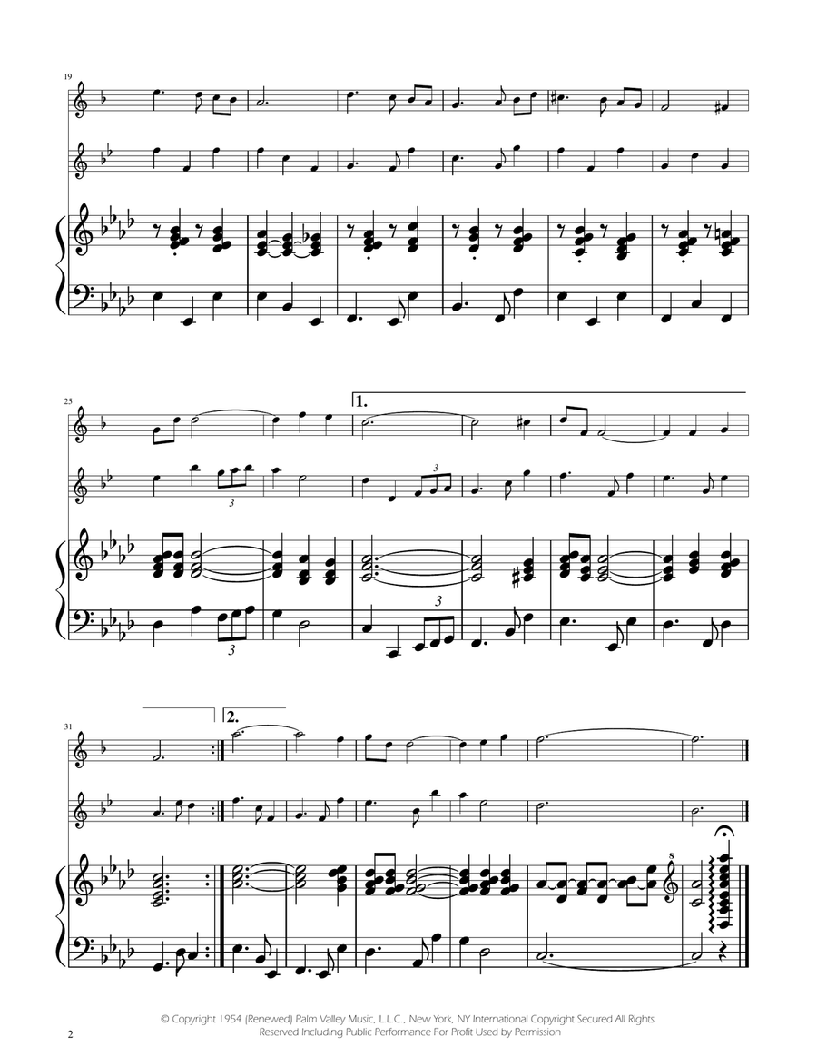 Fly Me To The Moon (In Other Words) Tenor Saxophone scores gallery preview page 2