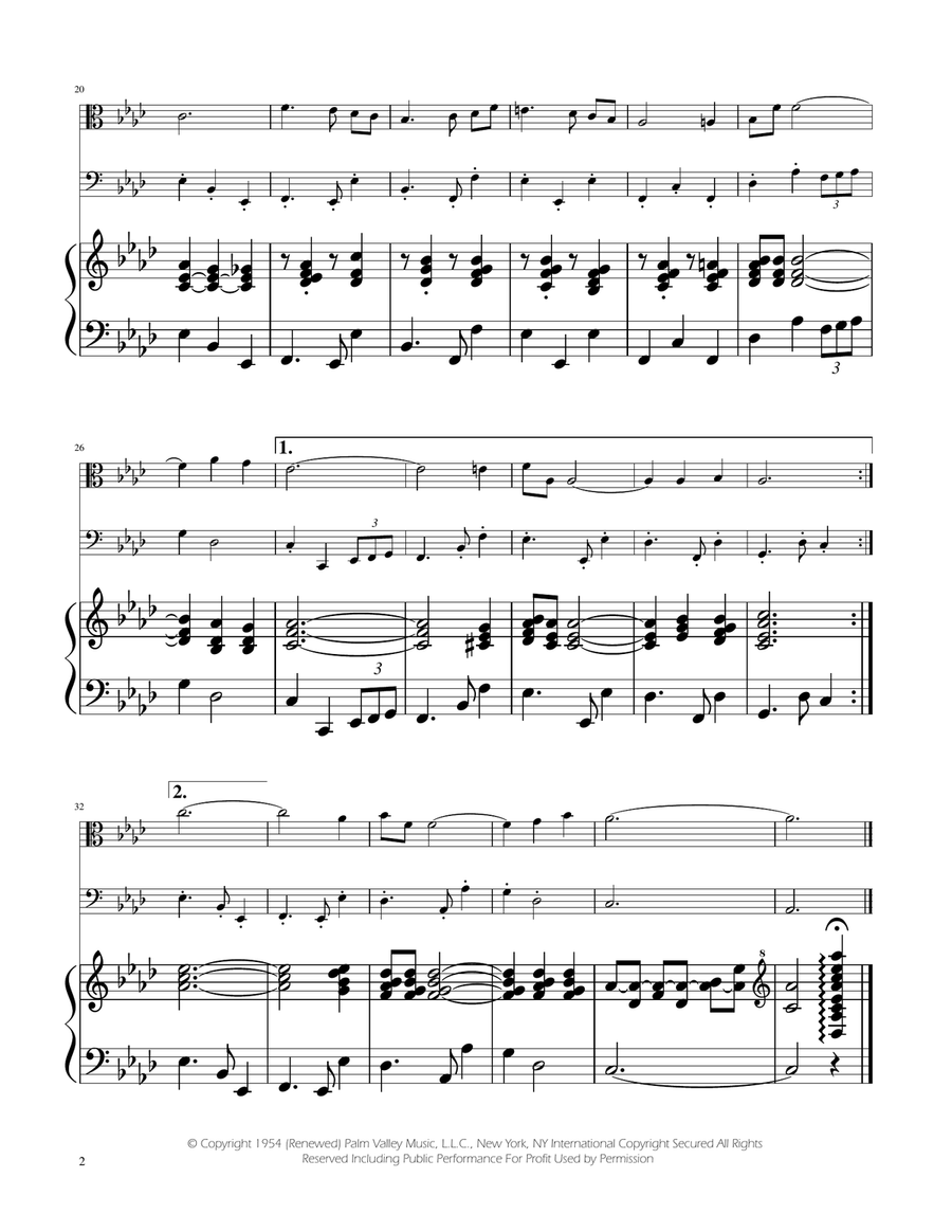 Fly Me To The Moon (In Other Words) String Duet scores gallery preview page 2