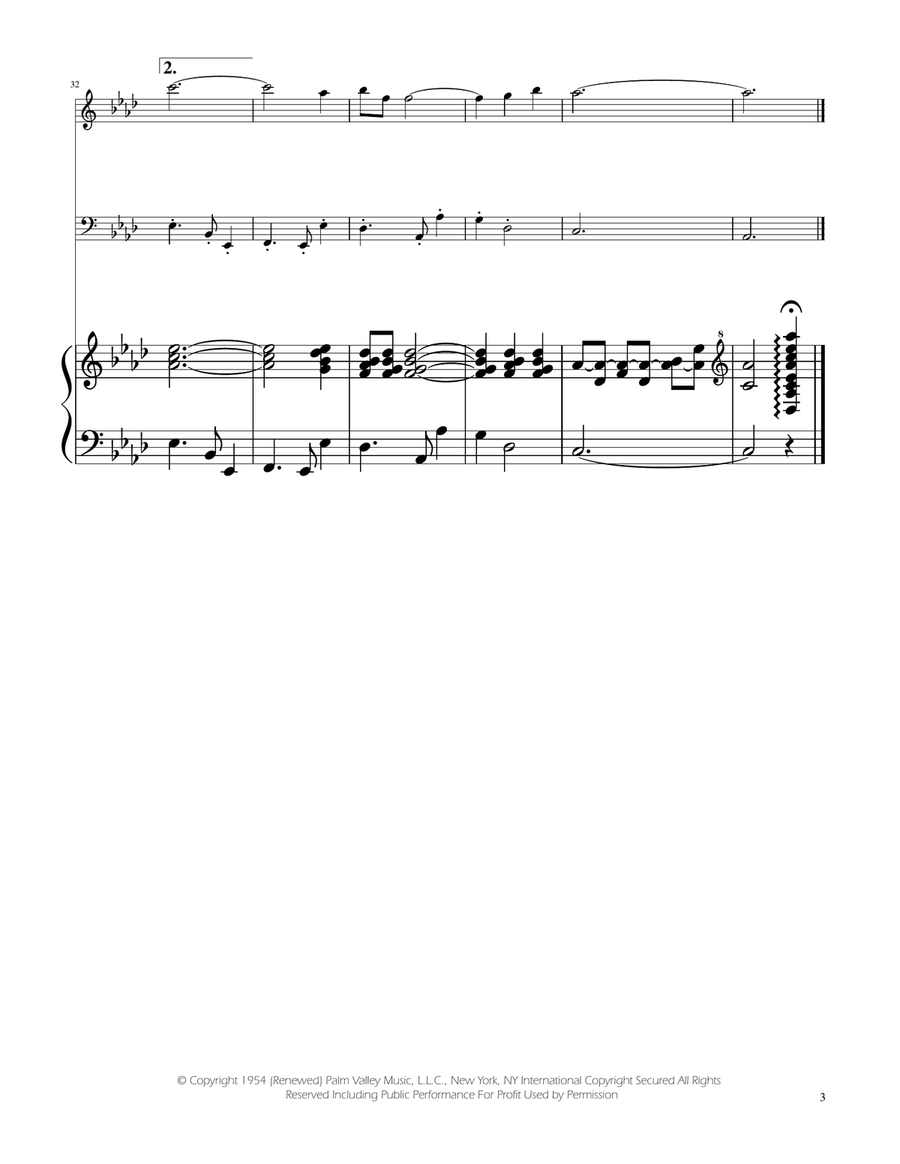 Fly Me To The Moon (In Other Words) Piano Trio scores gallery preview page 3