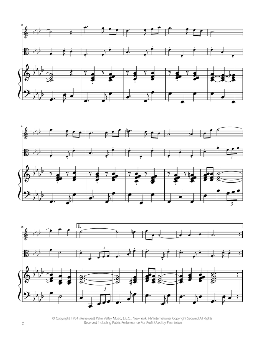 Fly Me To The Moon (In Other Words) String Duet scores gallery preview page 2
