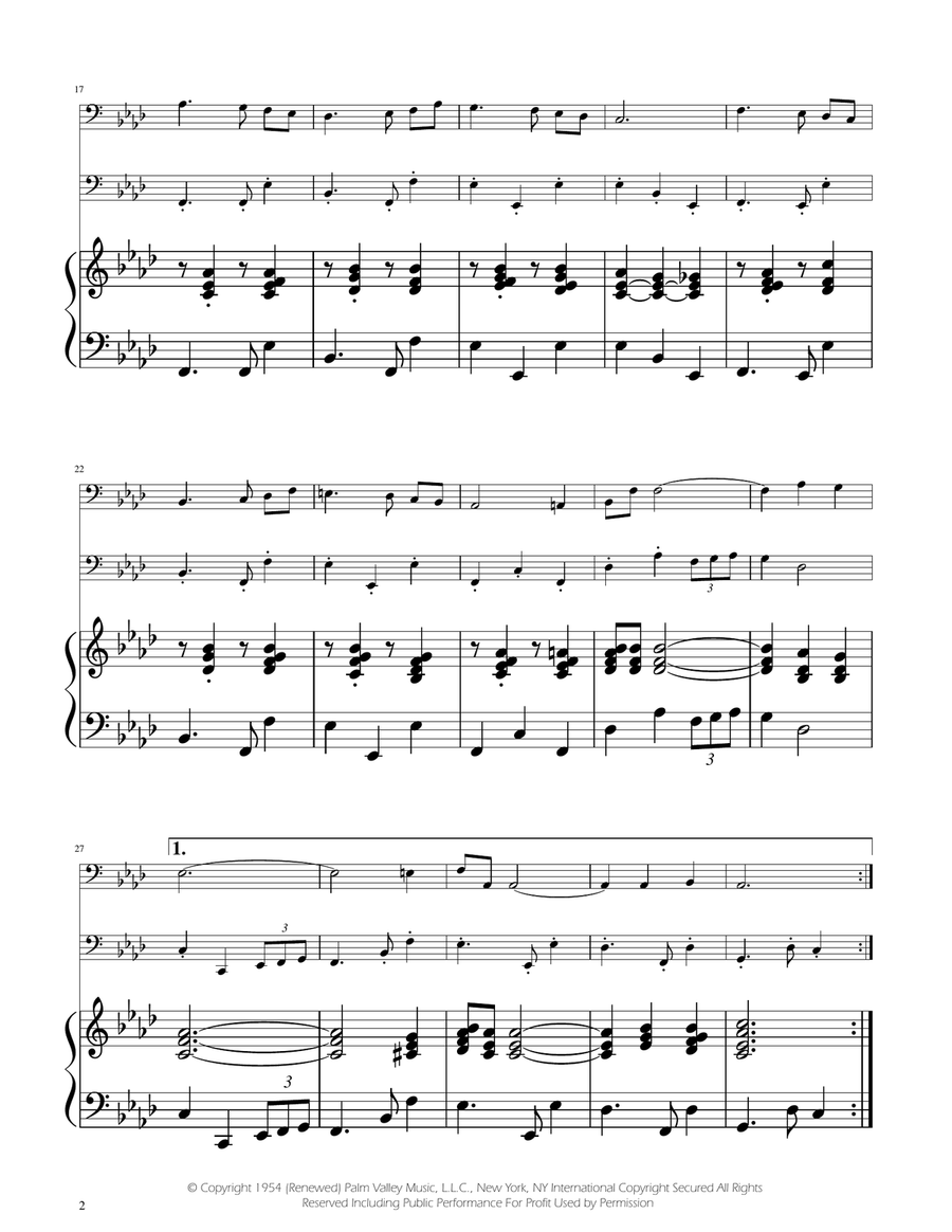Fly Me To The Moon (In Other Words) String Duet scores gallery preview page 2