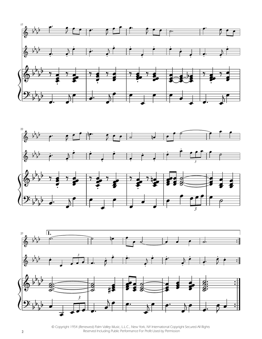 Fly Me To The Moon (In Other Words) String Duet scores gallery preview page 2