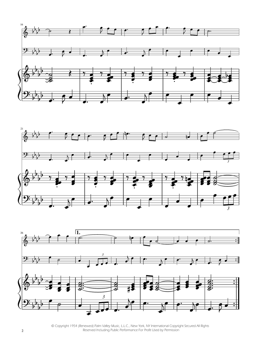 Fly Me To The Moon (In Other Words) Woodwind Duet scores gallery preview page 2