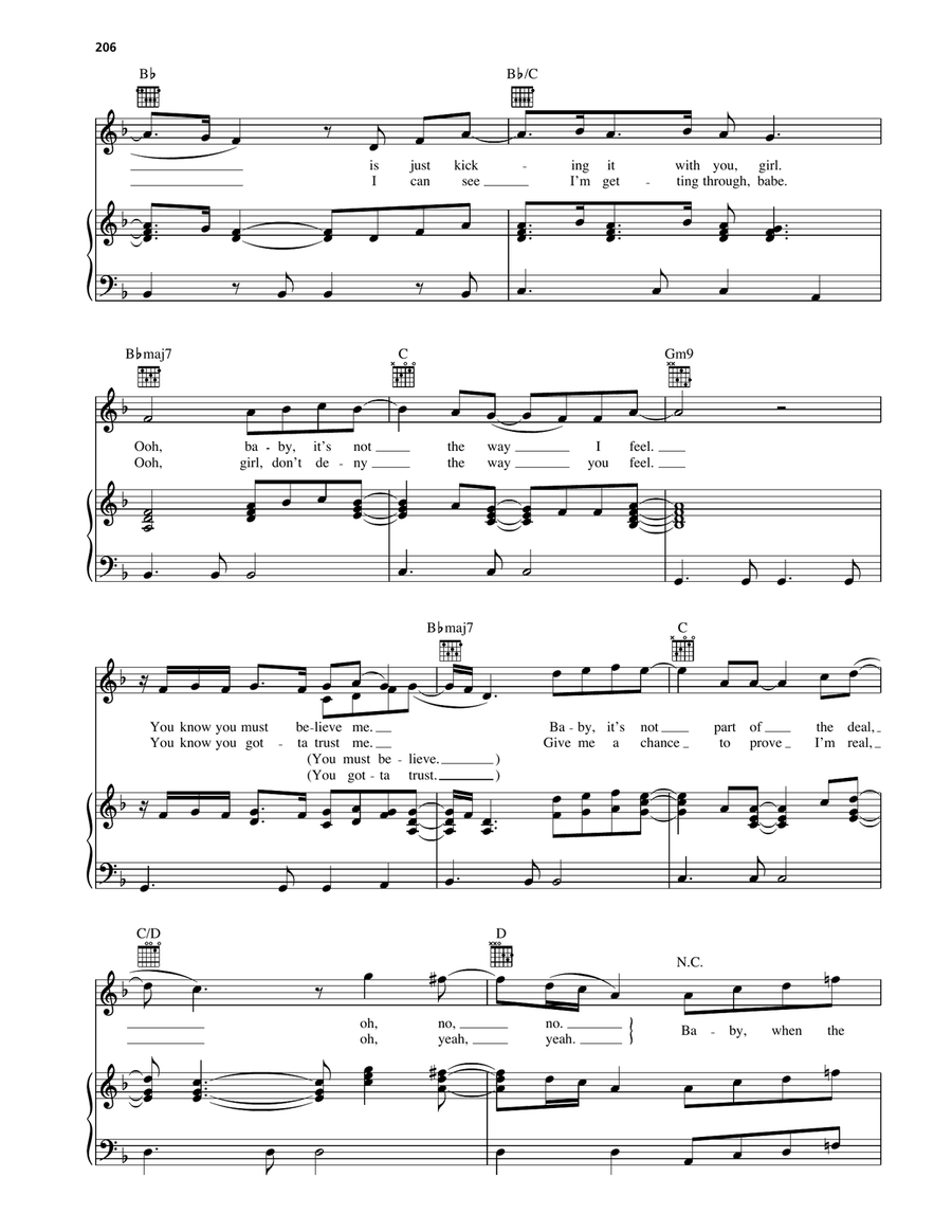 When The Lights Go Out When The Lights Go Out Piano, Vocal, Guitar scores gallery preview page 3