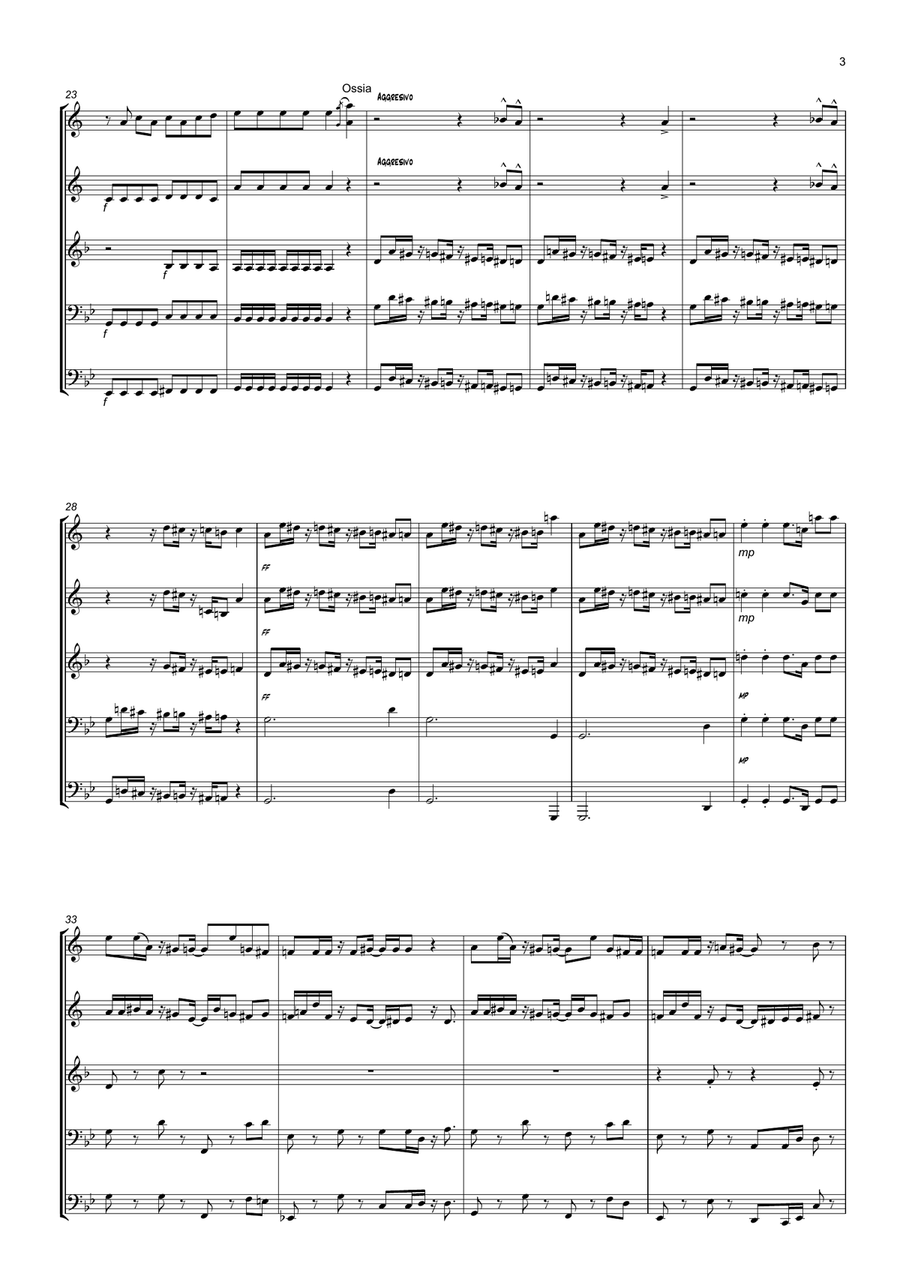 Case 143 Case 143 Brass Quintet scores gallery preview page 3