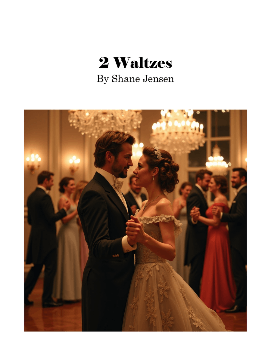 2 Waltes 2 Waltes Piano Solo scores gallery preview page 1