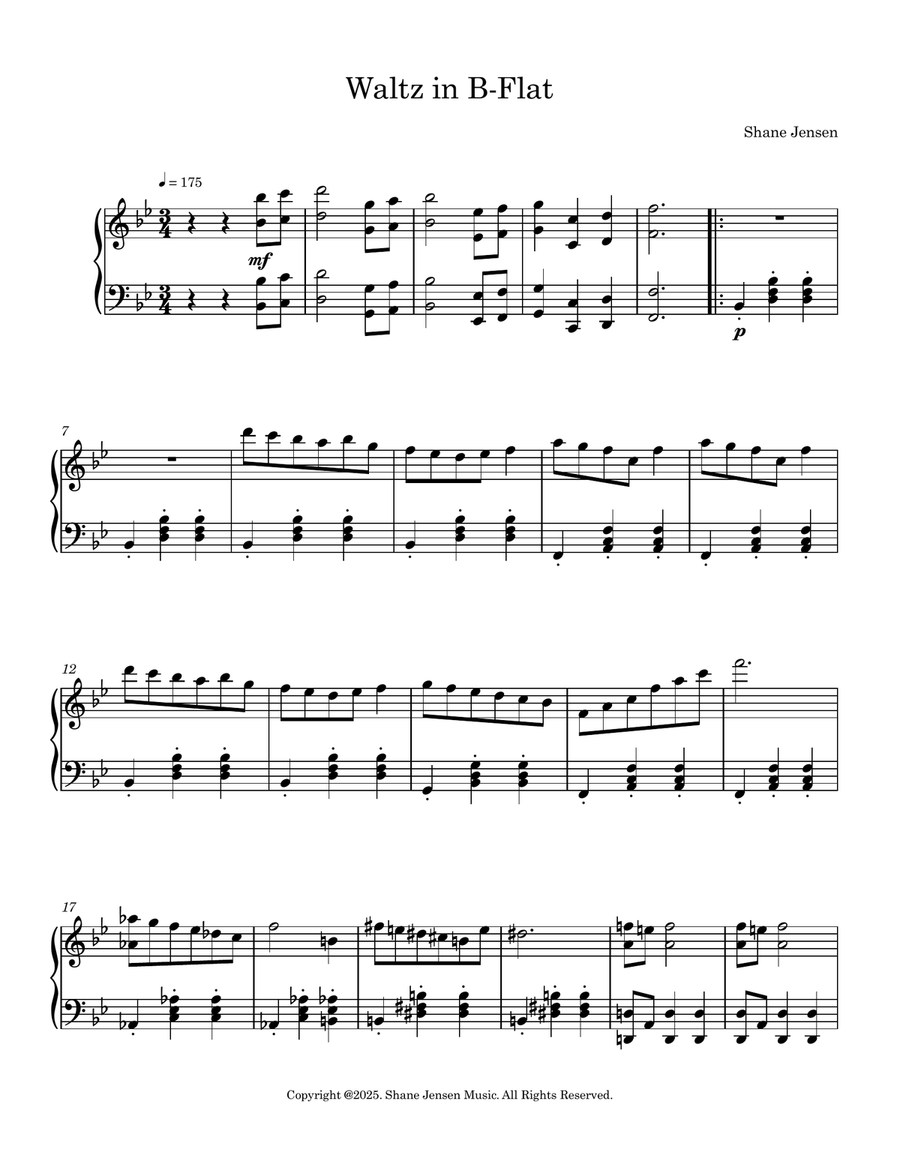 2 Waltes 2 Waltes Piano Solo scores gallery preview page 2
