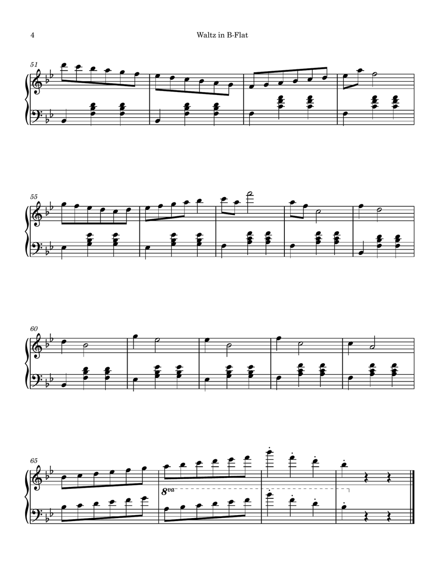 2 Waltes 2 Waltes Piano Solo scores gallery preview page 4