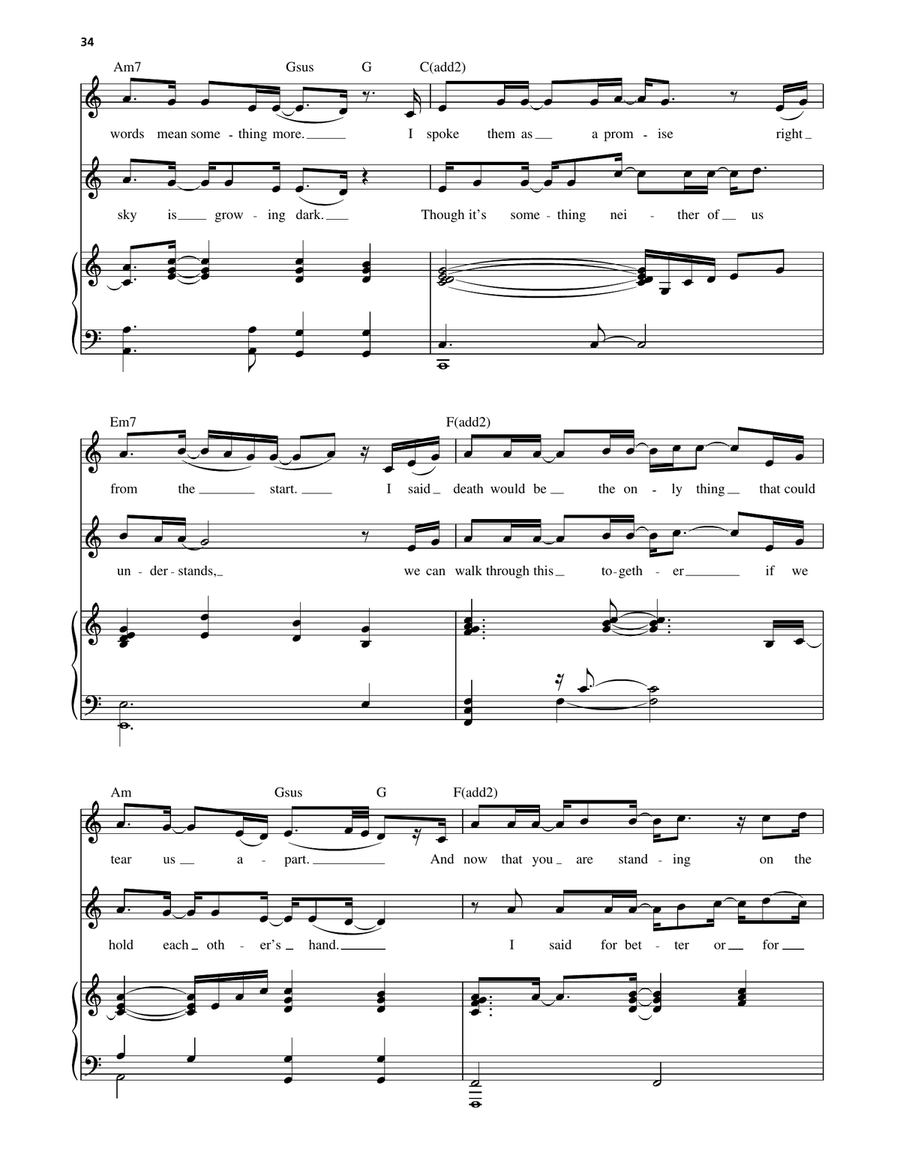 Go There With You Go There With You Piano, Vocal, Guitar scores gallery preview page 2