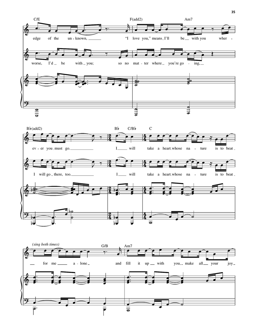 Go There With You Go There With You Piano, Vocal, Guitar scores gallery preview page 3