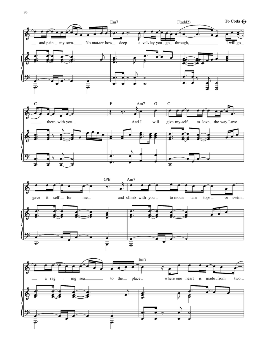 Go There With You Go There With You Piano, Vocal, Guitar scores gallery preview page 4