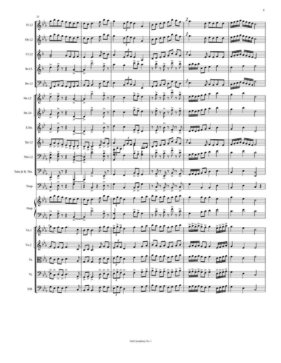 Grand Finale for Symphony Orchestra (Op. 10 No. 9) Full Orchestra scores gallery preview page 4