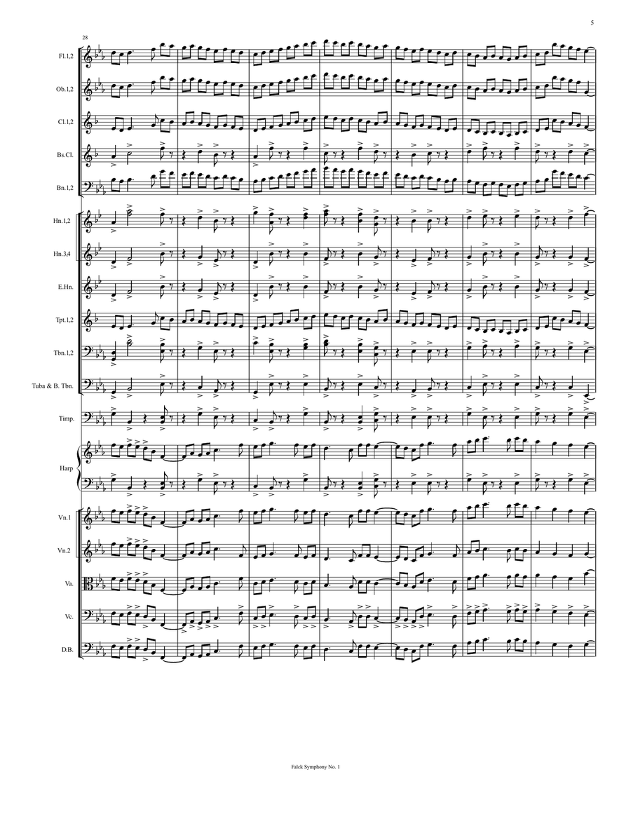 Grand Finale for Symphony Orchestra (Op. 10 No. 9) Full Orchestra scores gallery preview page 5