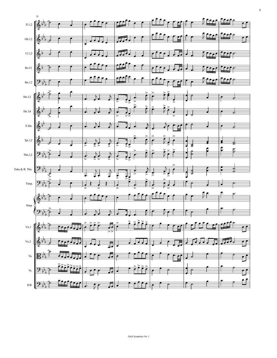 Grand Finale for Symphony Orchestra (Op. 10 No. 9) Full Orchestra scores gallery preview page 6