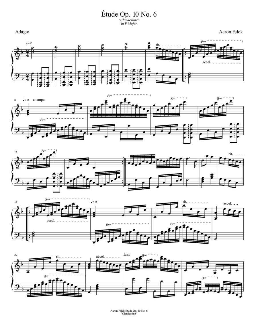 Etude Op. 10 No. 6 