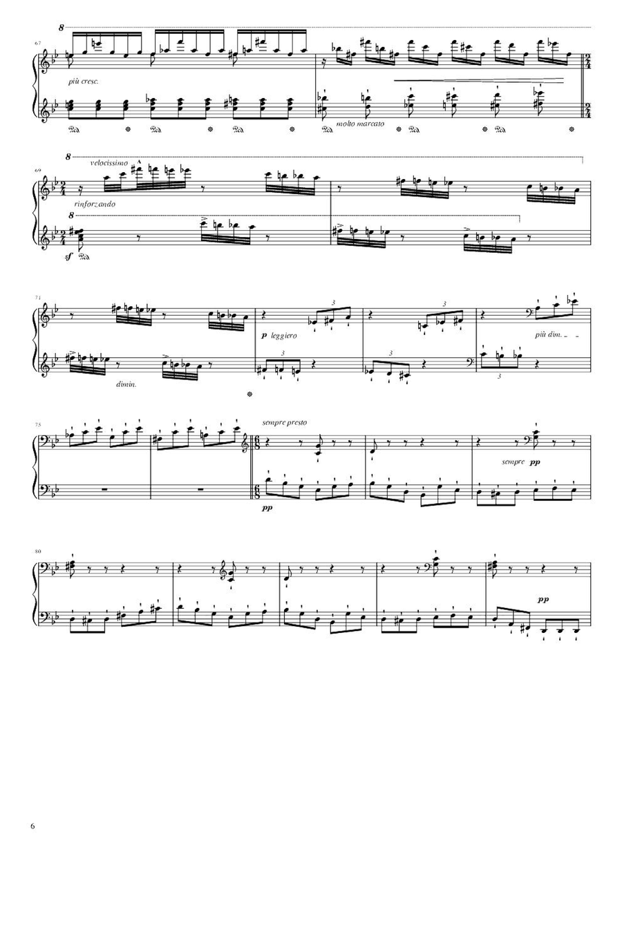 Zwei Konzertetuden - Franz Liszt Piano Method scores gallery preview page 6