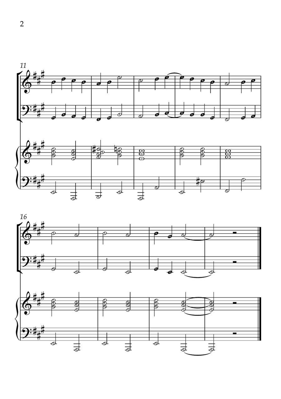 Ode to Joy - Violin and Cello - Beginner Level - Sheet Music String Duet scores gallery preview page 2
