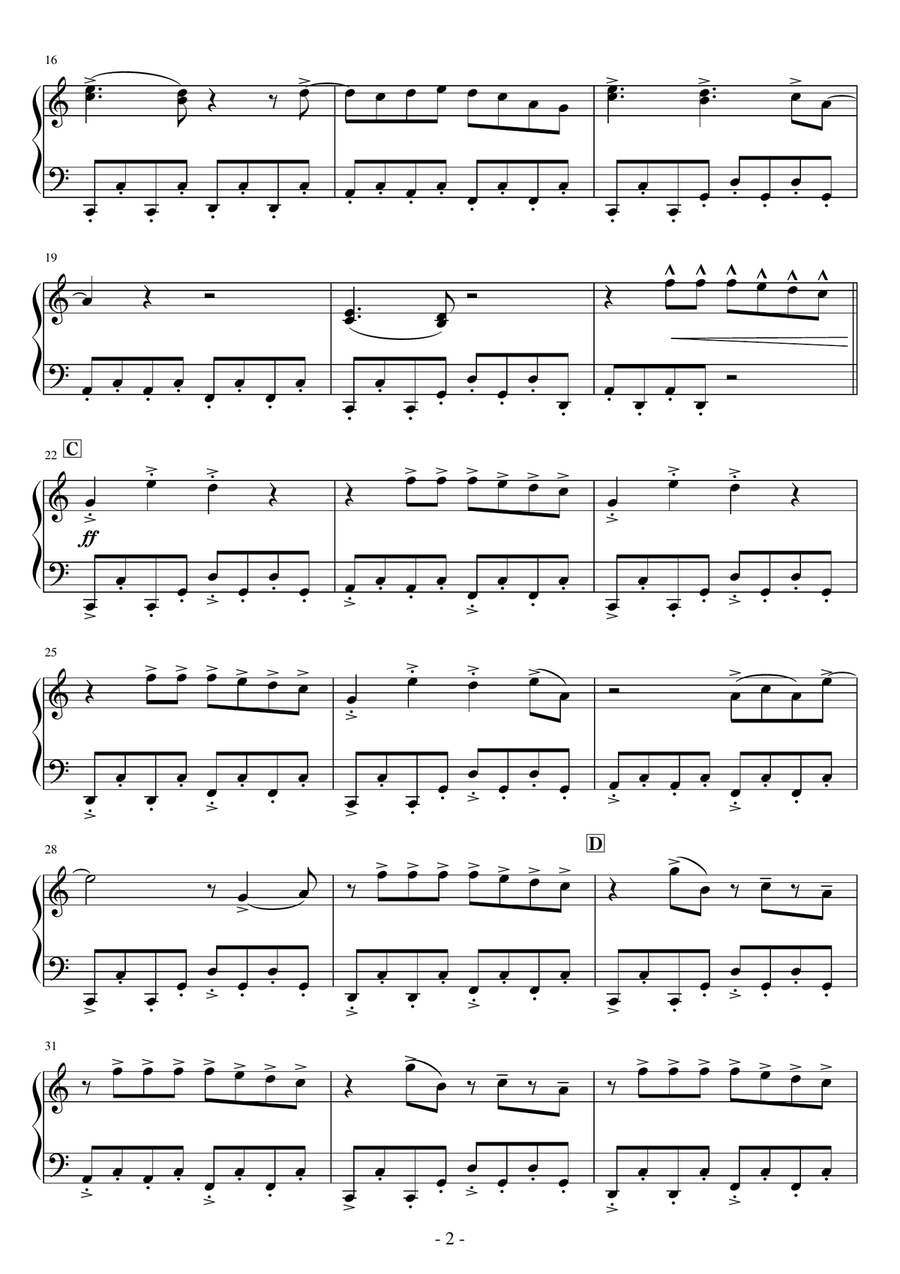 When Can I See You Again? Easy Piano scores gallery preview page 2