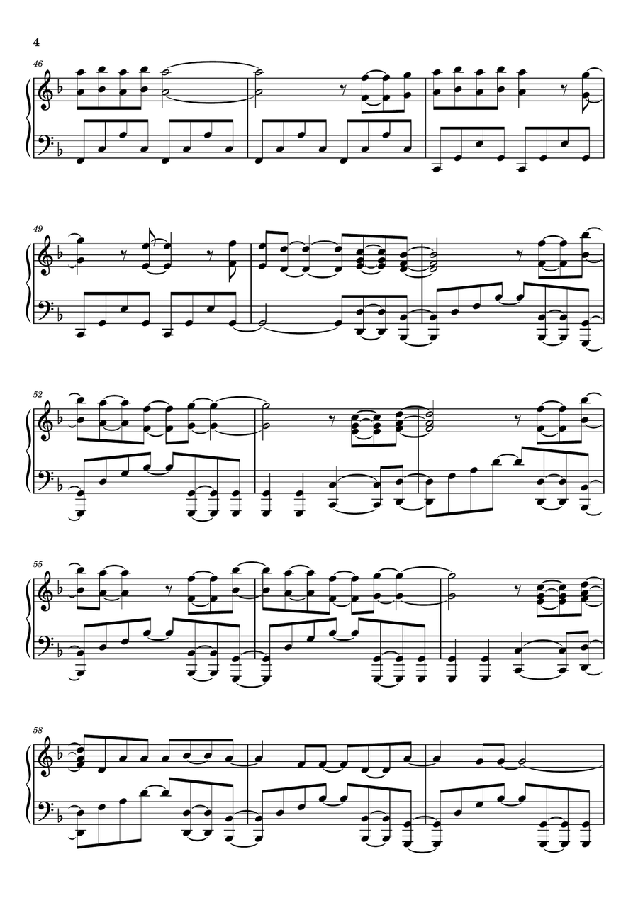 Locked Out Of Heaven Locked Out Of Heaven Piano Solo scores gallery preview page 4