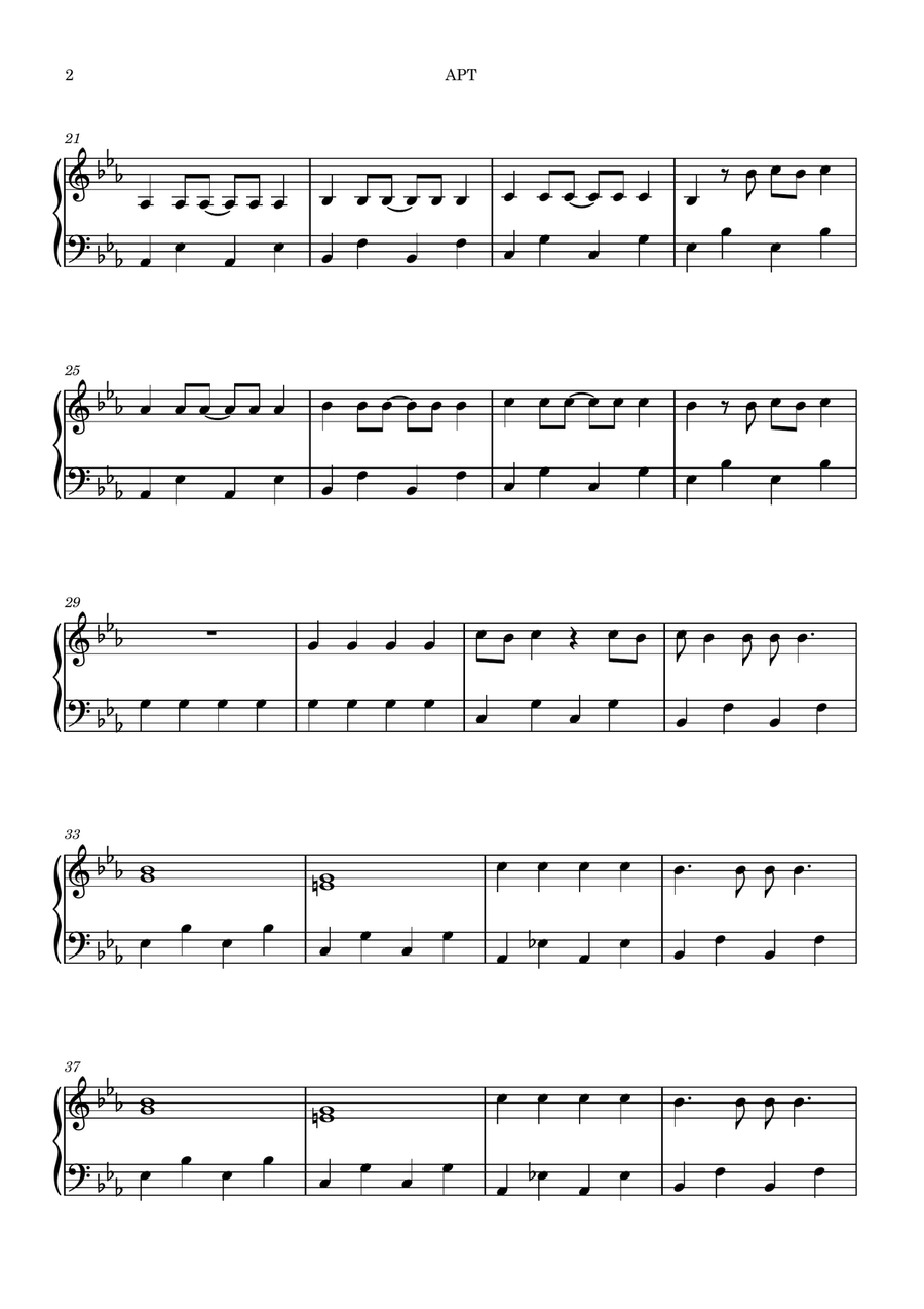 Apt. Piano Solo scores gallery preview page 2