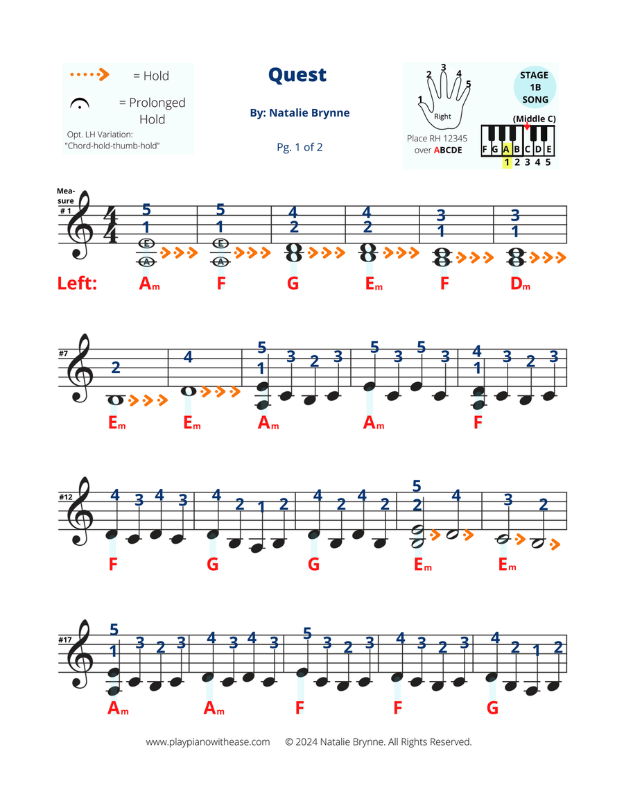 Quest Piano scores gallery preview page 2