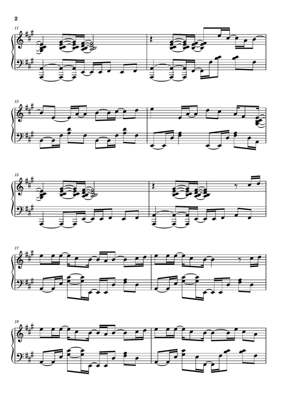 Girl Is Mine 2008, The Girl Is Mine 2008, The Piano Solo scores gallery preview page 2
