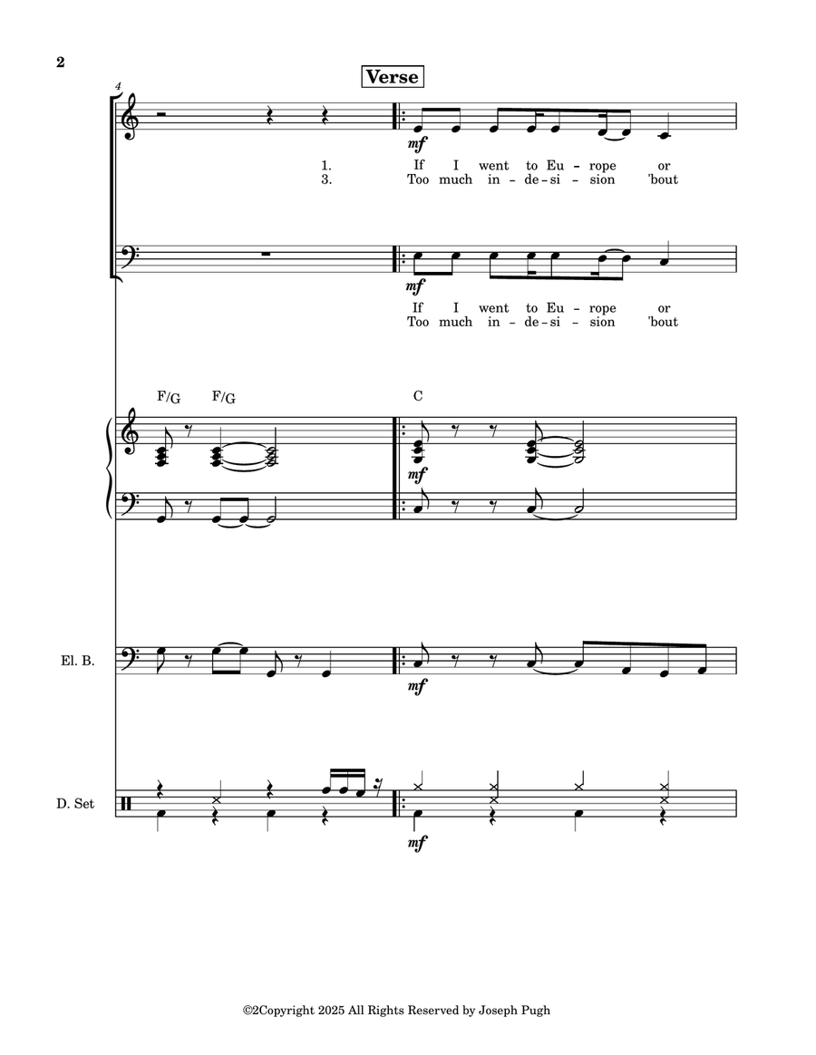 Everywhere Everywhere Jazz Ensemble scores gallery preview page 2