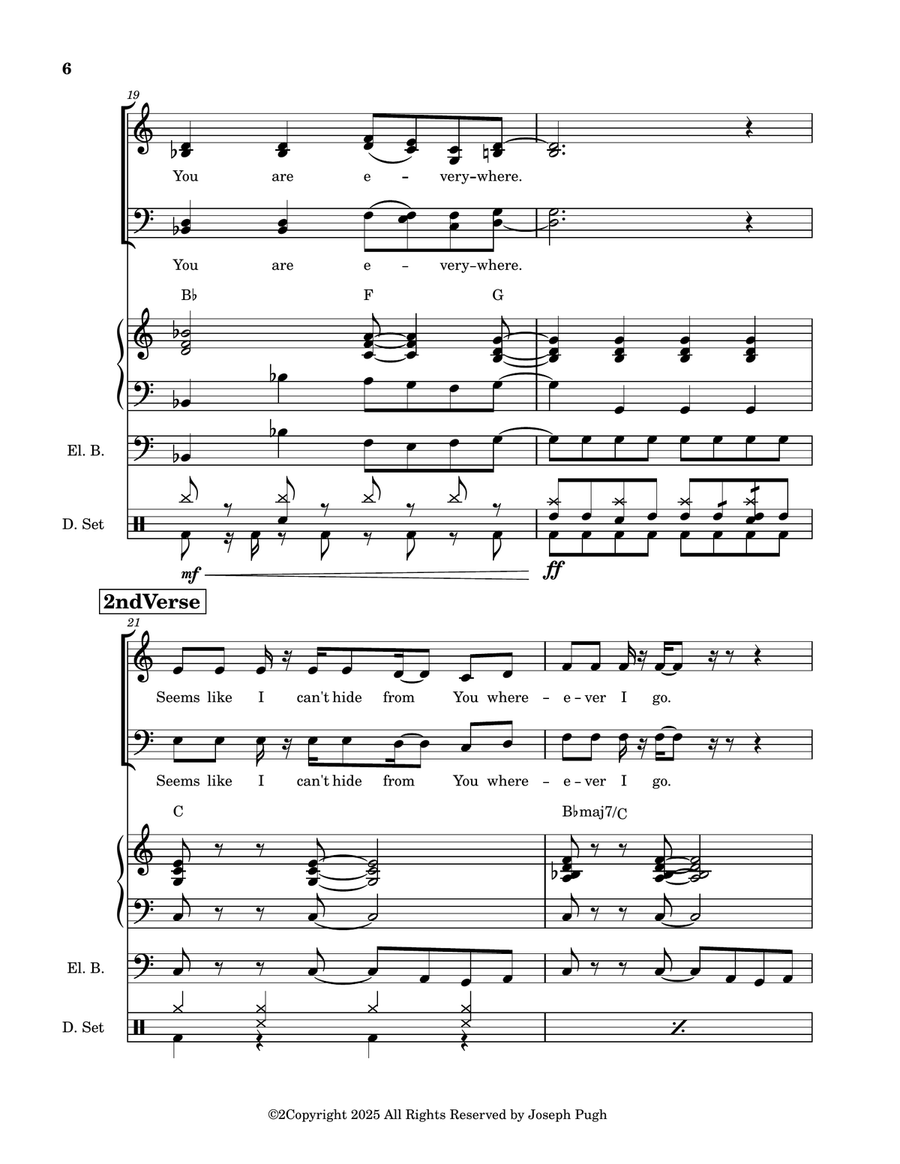 Everywhere Everywhere Jazz Ensemble scores gallery preview page 6