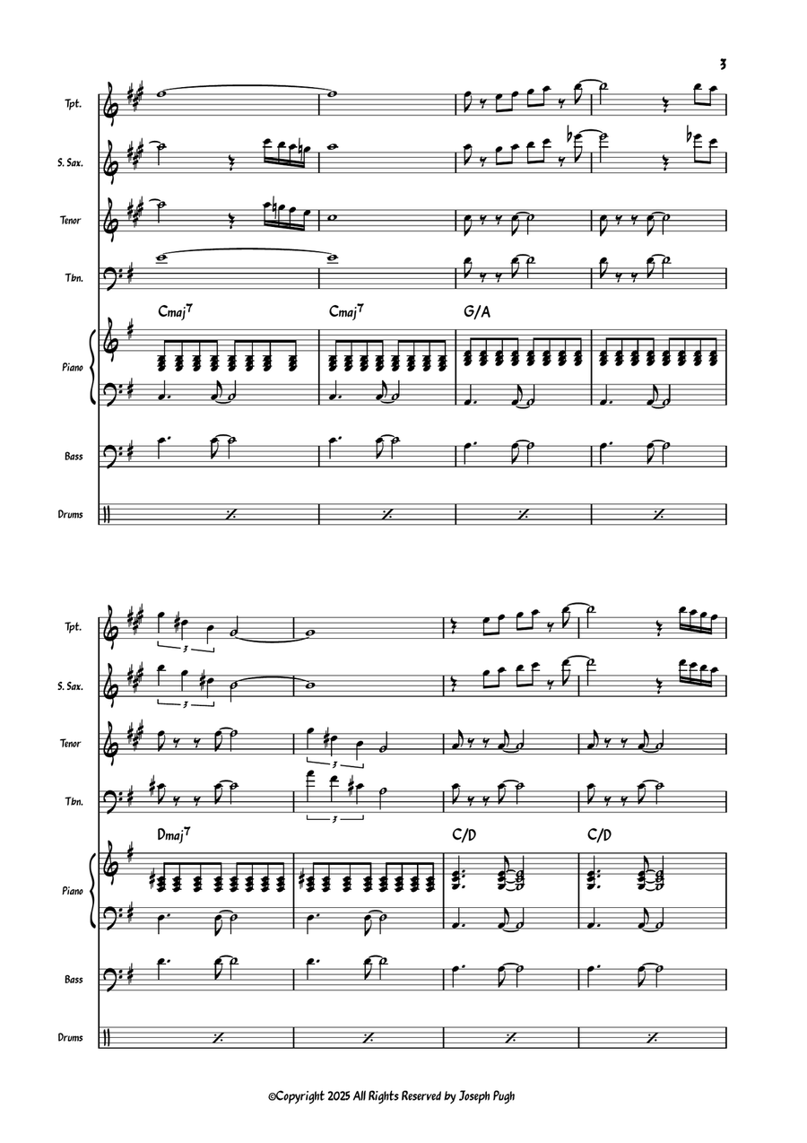 Upper Deck Upper Deck Jazz Ensemble scores gallery preview page 3