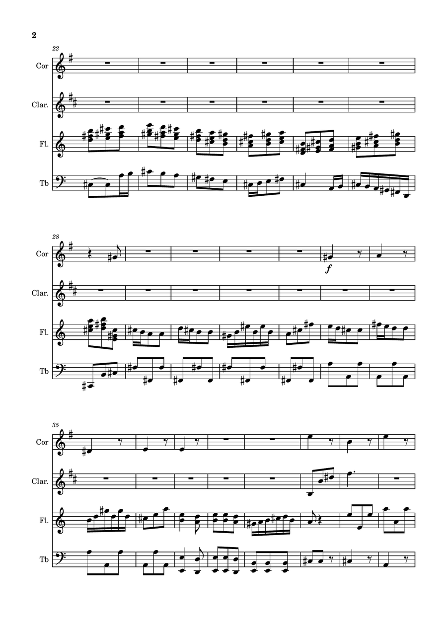 SONATINE SONATINE Woodwind Ensemble scores gallery preview page 2