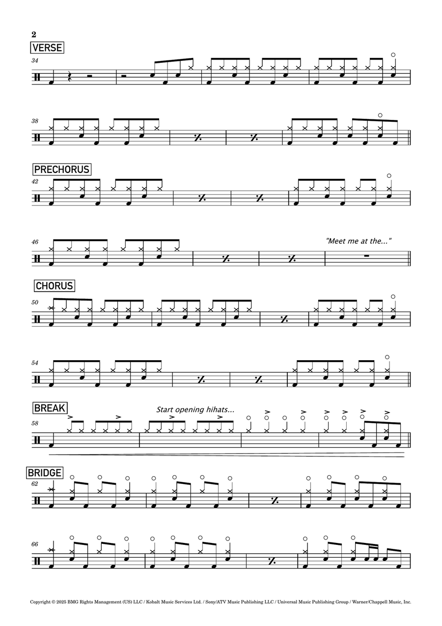 Apt. Drum Set scores gallery preview page 2