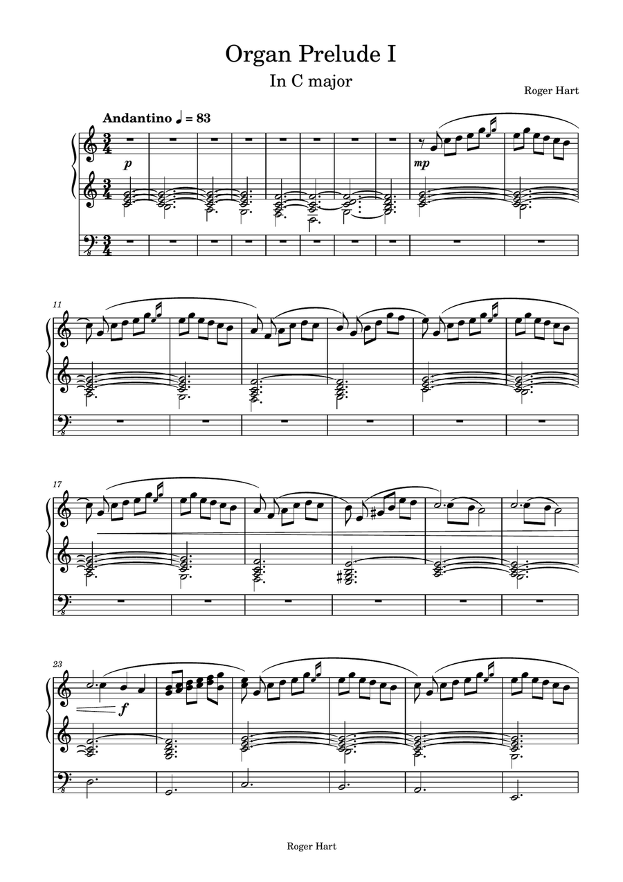 Five Plus One Five Plus One Organ Solo scores gallery preview page 3