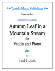 Autumn Leaf in a Mountain Stream