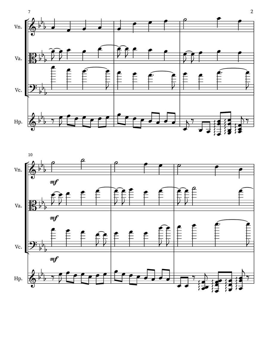Romanza Romanza Small Ensemble scores gallery preview page 2