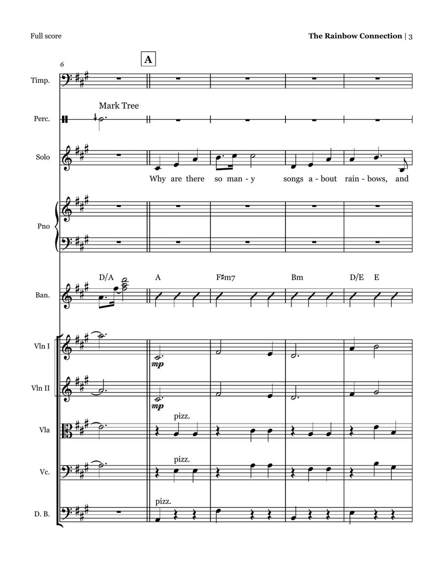 Rainbow Connection Rainbow Connection Large Ensemble scores gallery preview page 3