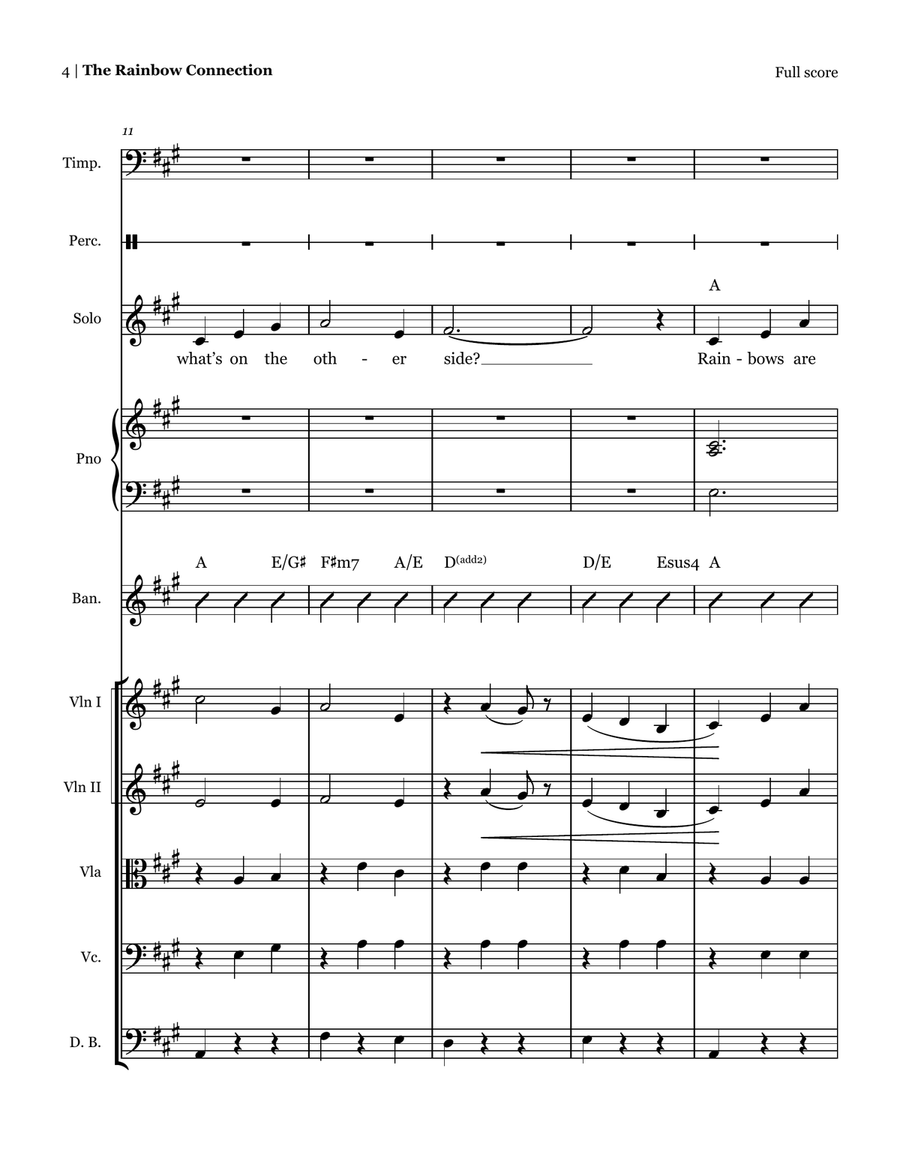 Rainbow Connection Rainbow Connection Large Ensemble scores gallery preview page 4
