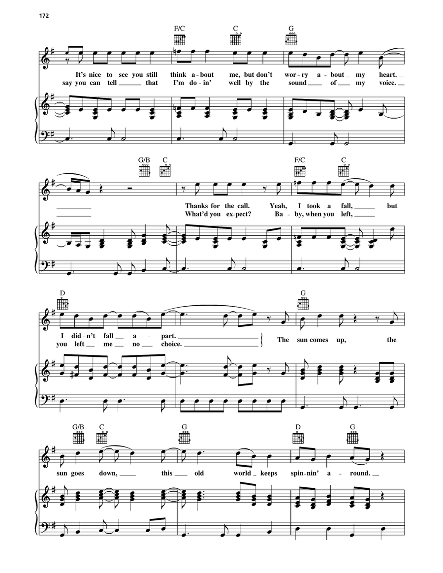Life Goes On Life Goes On Piano, Vocal, Guitar scores gallery preview page 2