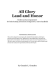 All Glory Laud and Honor
